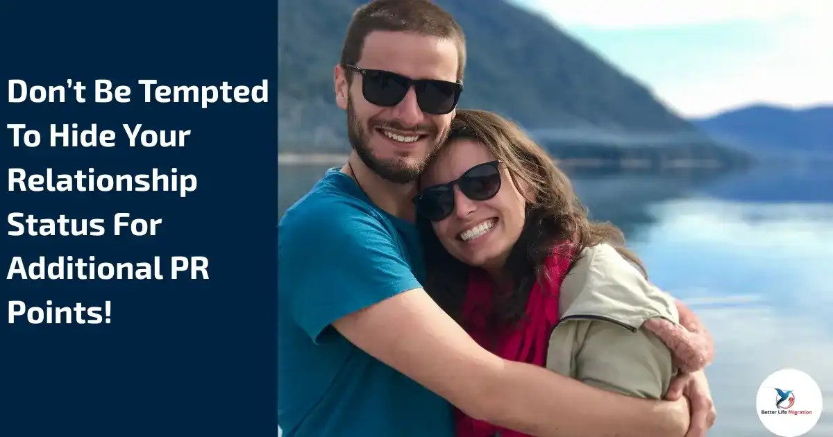 Read more about the article Don’t Be Tempted To Hide Your Relationship Status For Additional PR Points!