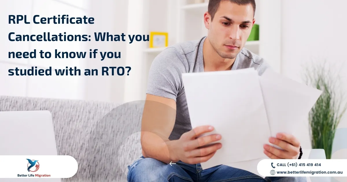Read more about the article RPL Certificate Cancellations: What you need to know if you studied with an RTO?