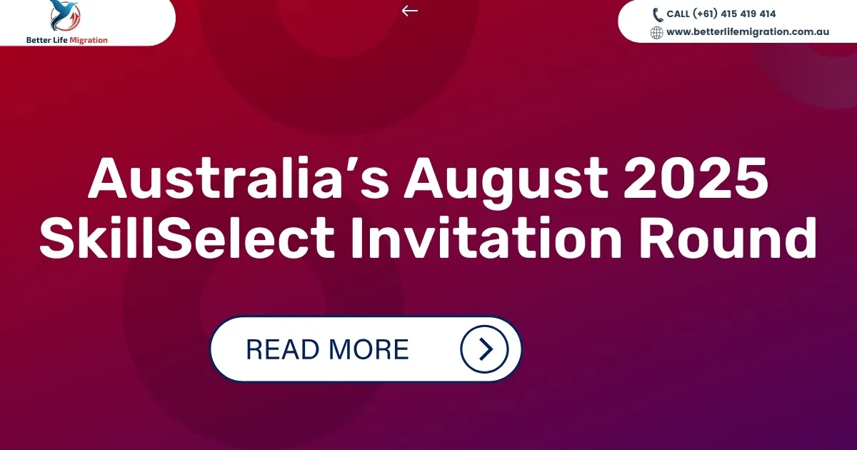 You are currently viewing Australia’s August 2025 SkillSelect Invitation Round