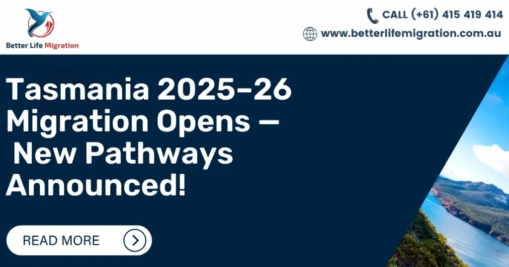 Tasmania Skilled Migration 2025–26